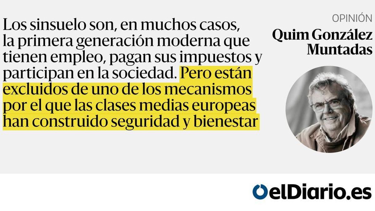 Los ‘sinsuelo’