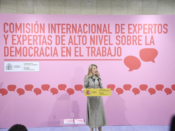 Díaz impulsará una ley para reforzar la presencia de los trabajadores en los consejos de administración